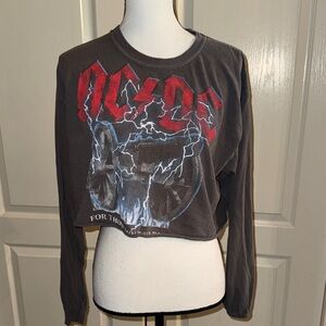 AC/DC Gray Long Sleeve Shirt - Size M/L